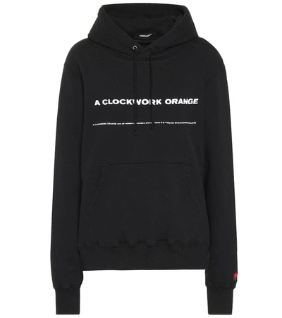 Undercover Cotton-jersey Hoodie In Black