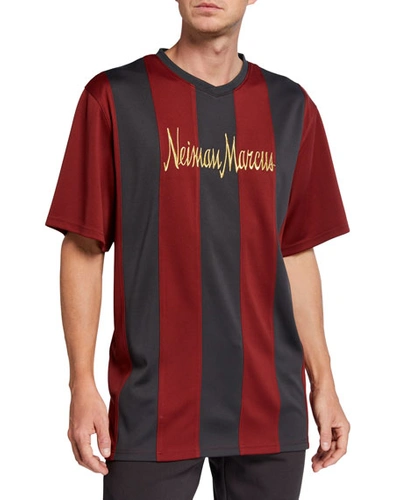 Neiman Marcus - Produced By Staple Men's Retro Pique Soccer Jersey Shirt In Port/phantom