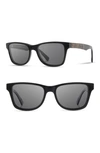 Shwood 'canby' 53mm Polarized Sunglasses In Black/ Pinecone/ Grey