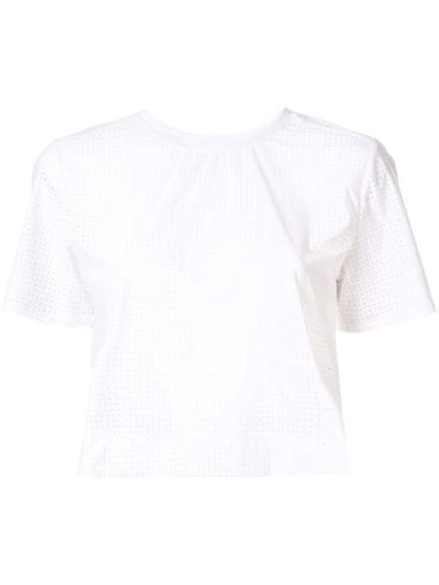 The Upside Perforated T-shirt In White