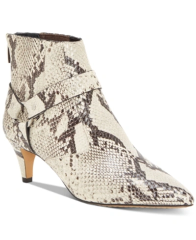 Vince Camuto Merrie Harness Pointed Toe Bootie In Tuscan Taupe
