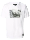 Calvin Klein Jeans Est.1978 Photographic Basketball Cotton T-shirt In White