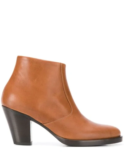 A.f.vandevorst Ankle Boots In Brown