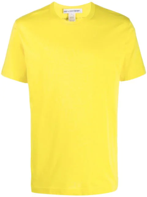 comme de garcons yellow t shirt