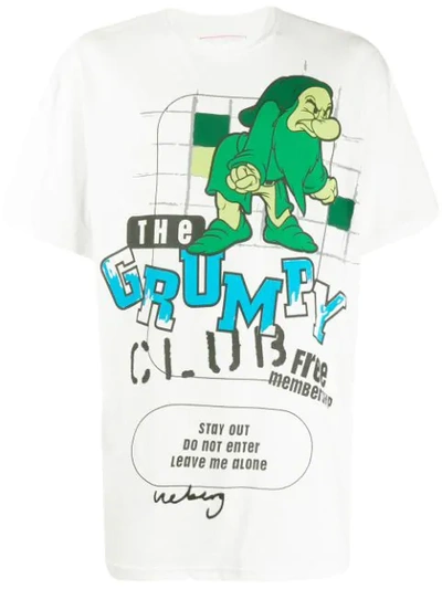 Iceberg Grumpy Club T-shirt In White