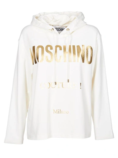 Moschino Sweatershirt Over In White