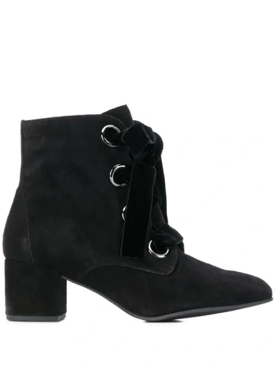 Hogl Lace-up Boots In Black