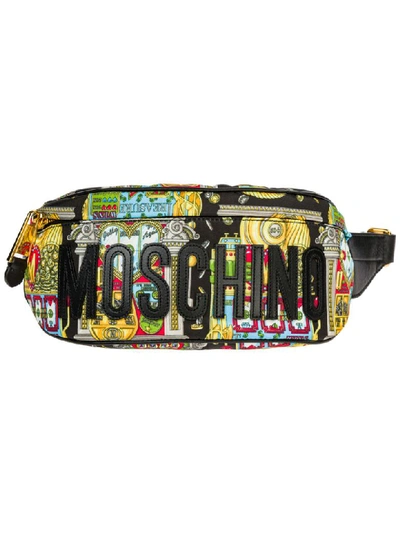 Moschino Slot Machine Bum Bag In Nero