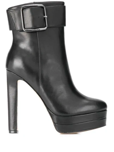 Liu •jo Platform Ankle Boots In Black