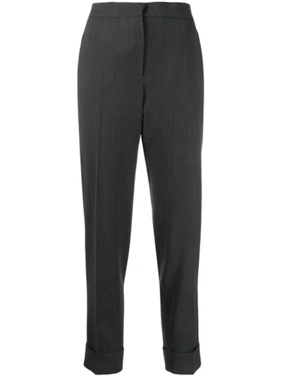 Pt01 Andrea Slim-fit Trousers In Grey