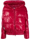 Bacon Shiny Cloud Jacket In Red