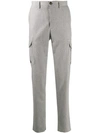 Eleventy Slim-fit Tailored Trousers In Grey