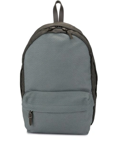 Cabas Textured Backpack In Blue