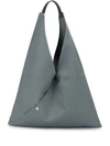 Cabas Large Triangle Tote In Blue
