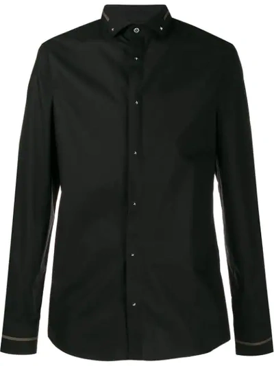 Philipp Plein Cowboy Star-studded Shirt In Black