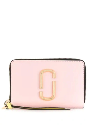 Marc Jacobs Snapshot Mini Compact Wallet In Pink