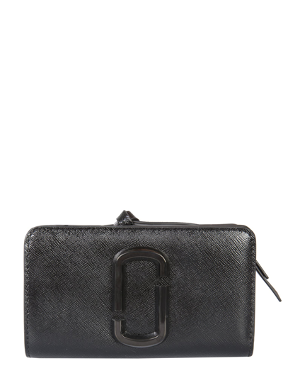 Marc Jacobs The Snapshot Dtm Top-zip Multi Wallet In Black