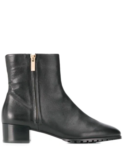 Hogl Zipped Ankle Boots In Black