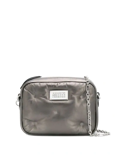 Maison Margiela Quilted Cross-body Bag In Grey