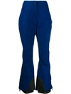 Moncler Flared Two-tone Trousers In 753