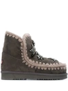 Mou Eskimo Ankle Boots In Cha Charcoal