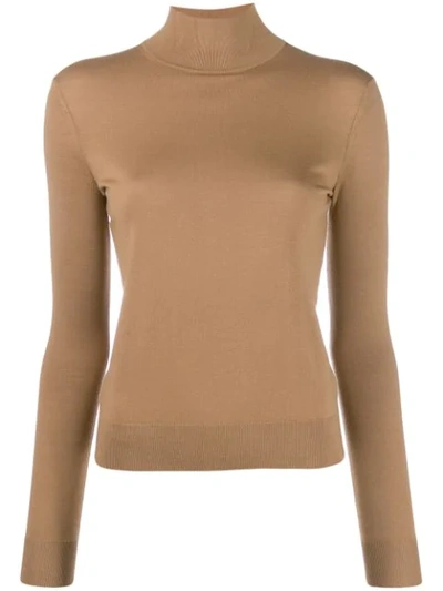 Theory Plain Fitted Jumper In Neutrals