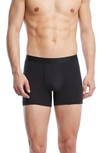 2(x)ist Pima Cotton Boxer Briefs In Black