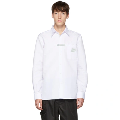 Xander Zhou White Poplin Shirt