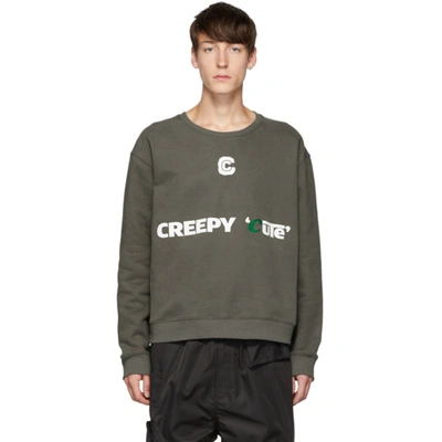 Xander Zhou Grey Pullover Sweatshirt