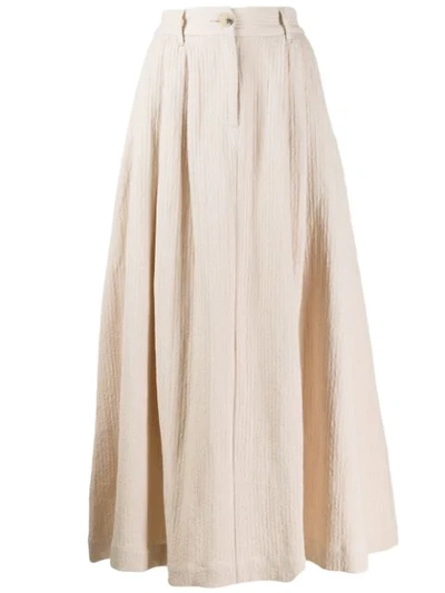 Mara Hoffman Tulay Midi Skirt In Neutrals