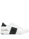 Philipp Plein Low-top Phantom Kick$ Sneakers In White