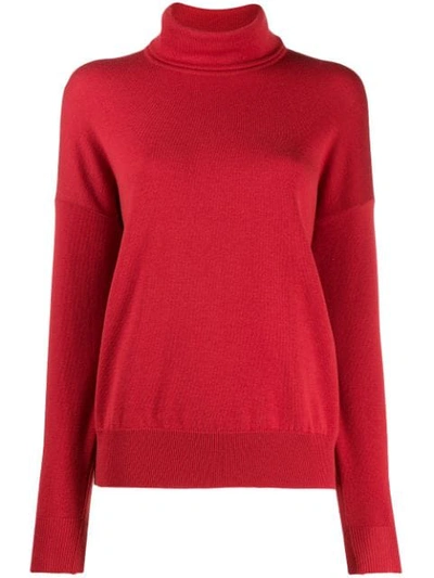 Indress Turtleneck Jumper In Red