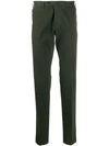 Pt01 Straight-leg Trousers In Green
