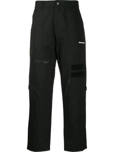 Billionaire Boys Club Multi-pocket Straight Trousers In Black