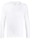 Majestic Long-sleeve Slim-fit T-shirt In White