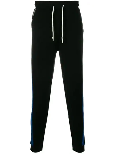 Hugo Boss Jogginghose Mit Logo-streifen In Black