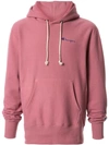 Champion Embroidered Logo Hoodie In Pink
