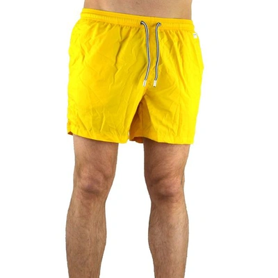 Mc2 Saint Barth Men's Yellow Polyester Trunks