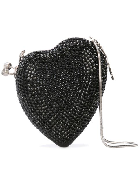 heart clutch bag