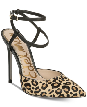 susaham studded ankle strap pumps