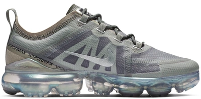 Pre-owned Nike Air Vapormax 2019 Premium Mineral Spruce (women's) In Mineral Spruce/metallic Silver- Fog-pure Platinum
