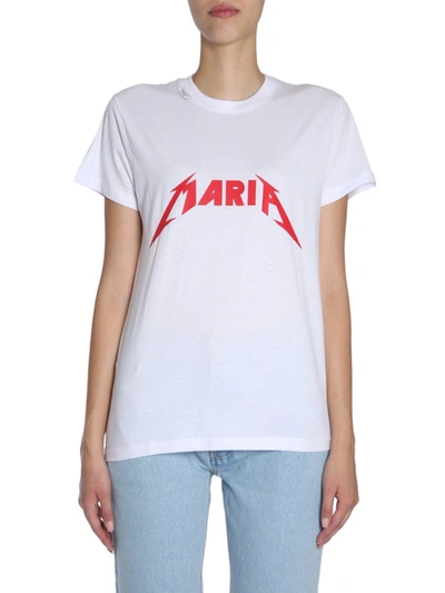 Forte Dei Marmi Couture Round Collar Cotton Jersey T-shirt In White