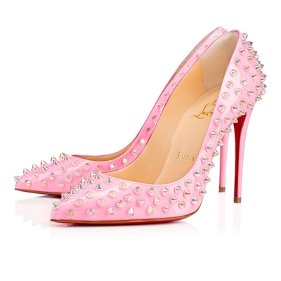 Christian Louboutin Follies Spikes 100 Dolly/clear Aurora Boreale 