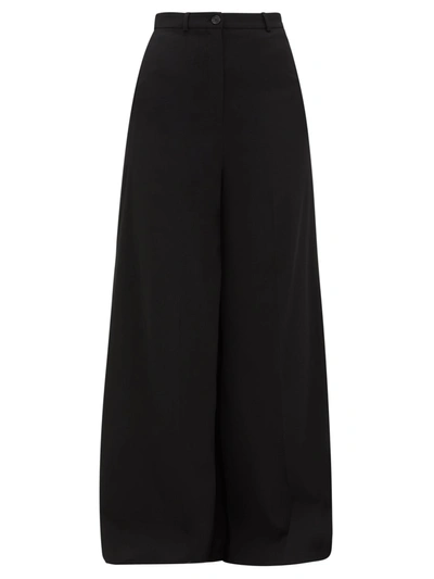 Vetements Wide-leg Tailored Trousers In Black