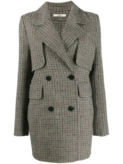 Odeeh Double Breasted Jacket In Green