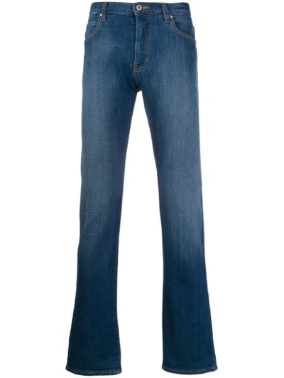 Emporio Armani Slim-fit Jeans In Blue