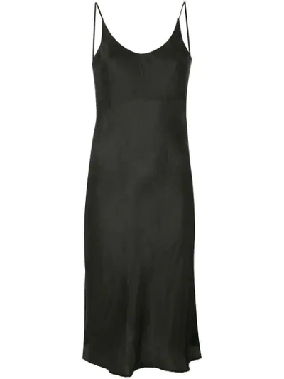 Marc Le Bihan U-neck Shift Dress In Black