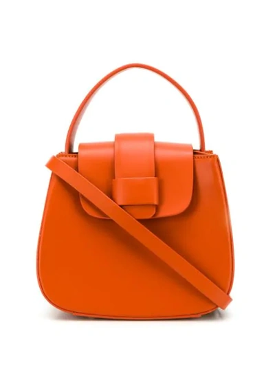Nico Giani Myria Small Tote Bag In Orange