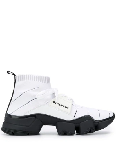 Givenchy Jaw Raised-sole Sock Trainers In White