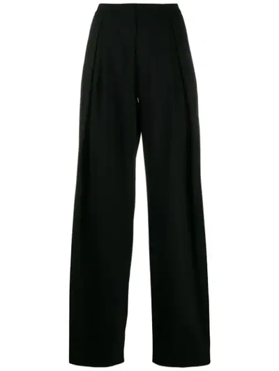 A.f.vandevorst Party Side Stripe Trousers In Black